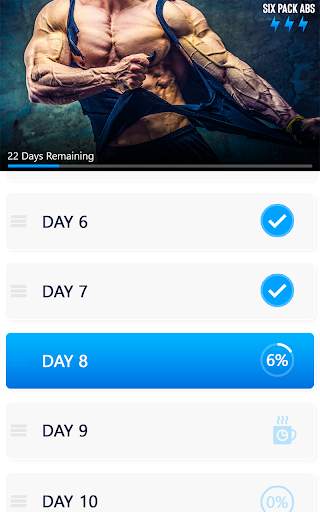 Six Pack in 30 Days - Abs Workout Lose Belly fat screenshot 14