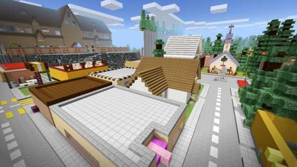 Map Gravity city for Minecraft PE screenshot 5