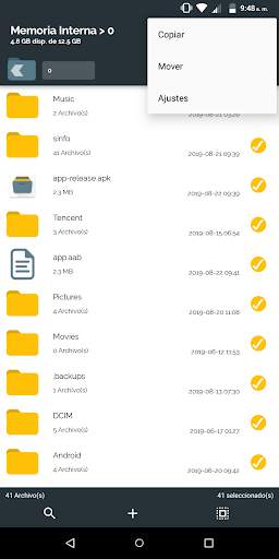Explorador De Archivos Lite screenshot 3