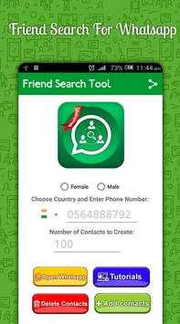 Friend Search for WhatsApp : Girlfriend Search screenshot 1