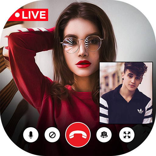 Random Video Chat - Live Chat With Girl أيقونة