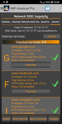 WiFi Analyzer Pro screenshot 6