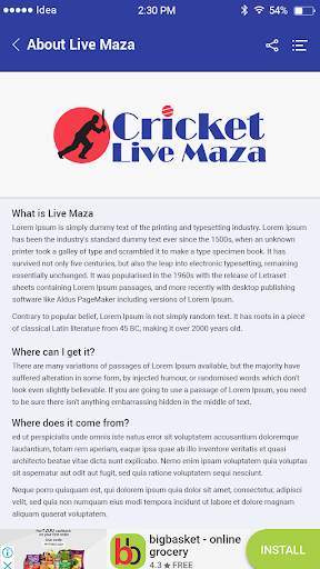 Cricket live maza screenshot 8