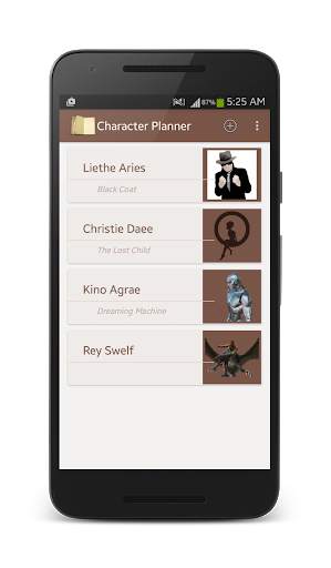 Perencana Cerita Karakter screenshot 1