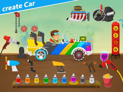 Racing car games for kids 2-5 screenshot 9