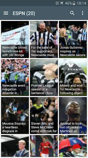 Newcastle Football News screenshot 1