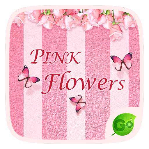 Pink Flowers GO Keyboard Theme 4.5