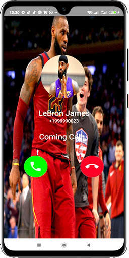 LeBron James Fake video call screenshot 1