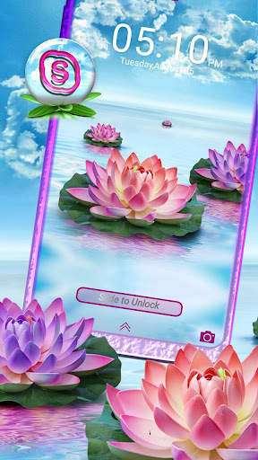 Blue Ocean Lotus Launcher screenshot 4