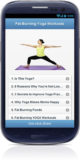 Belly Fat Burning Yoga Workout screenshot 3