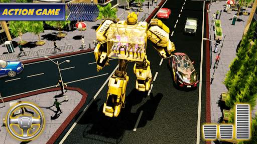 US Bus Robot Car Transform screenshot 14