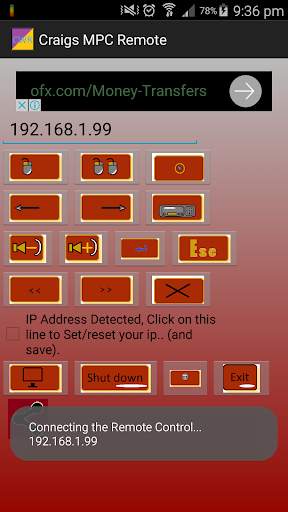 Craig's Windows wifi Remote screenshot 2