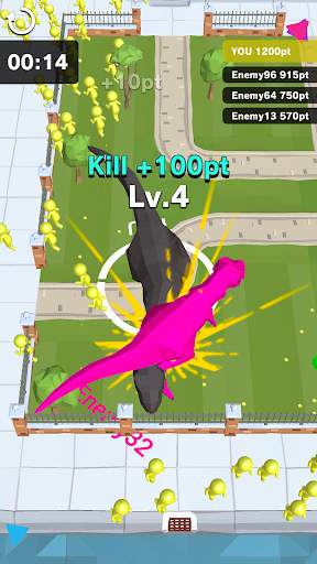 Dinosaur Rampage 4 تصوير الشاشة