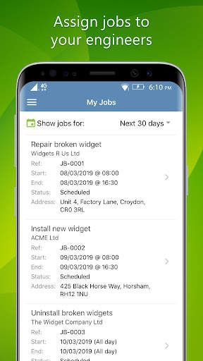 My Jobs - Job sheet app screenshot 1