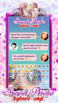 Sweet Photo Keyboard - Emoji screenshot 3