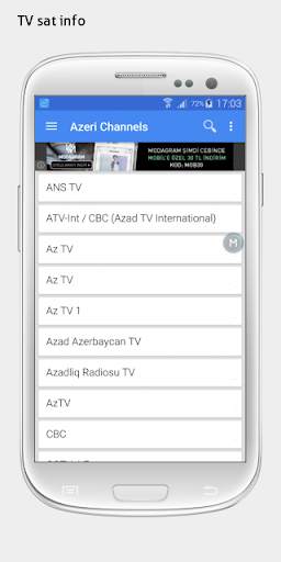 Azerbaijan TV sat info 2 تصوير الشاشة