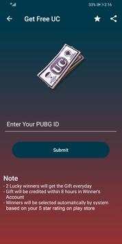Free UC and Royal Pass screenshot 2