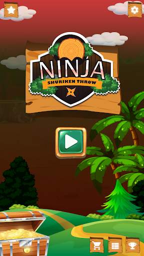 Ninja Games - Ninja Shuriken Throw screenshot 1
