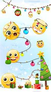 Christmas Emoji Sticker for Chatting(Add Stickers) 1 تصوير الشاشة