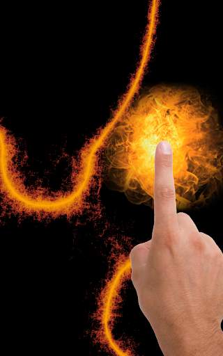 Electric screen prank. Touch it! Live wallpaper screenshot 2