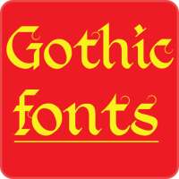Gothic Fonts for FlipFont icon