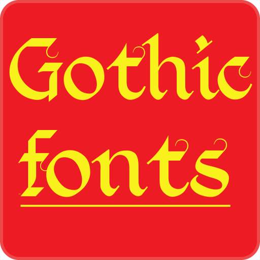 Gothic Fonts for FlipFont 1.6