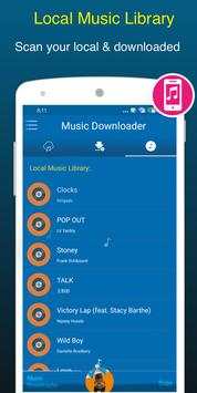 Free Music Downloader + Mp3 Music Download 7 تصوير الشاشة