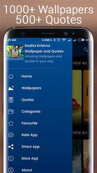 Radha Krishna Wallpaper and Quotes screenshot 3