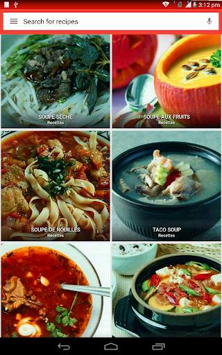 Recettes de soupe screenshot 6