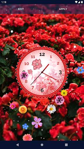 Flower Blossoms Spring Clock screenshot 7