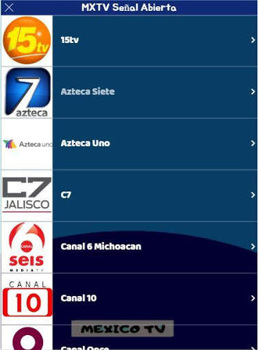 Canales de TV México screenshot 4