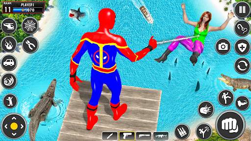 Spider Rope Hero Spider Game screenshot 5