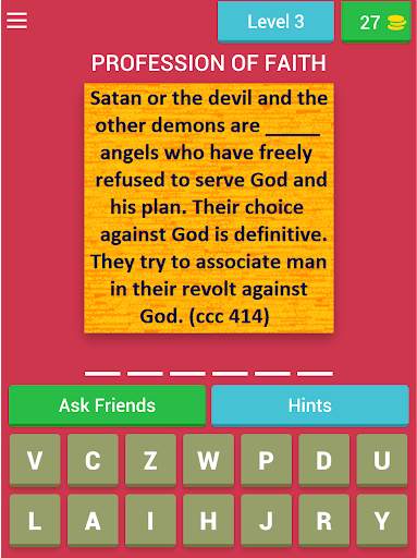 Catechism Quiz (Catholic Word Game) screenshot 11