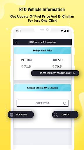 RTO Vehicle Information screenshot 1