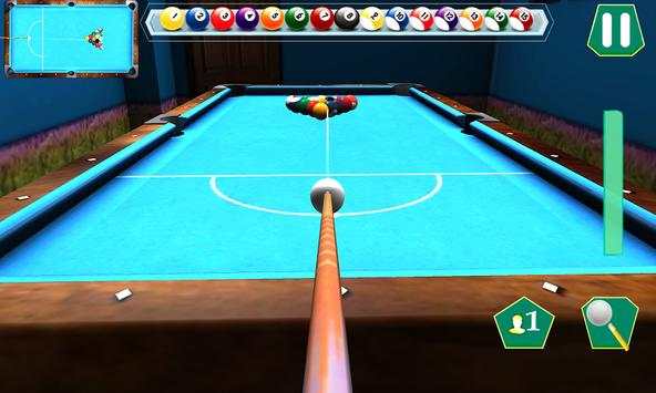 Renang Billiard: Cue Bola Pro screenshot 2