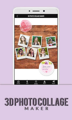 3D photo collage maker 8 تصوير الشاشة