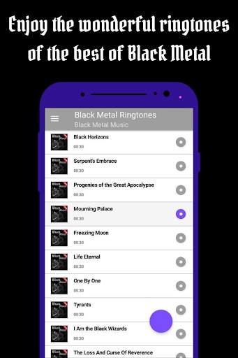 Black Metal Ringtones screenshot 2