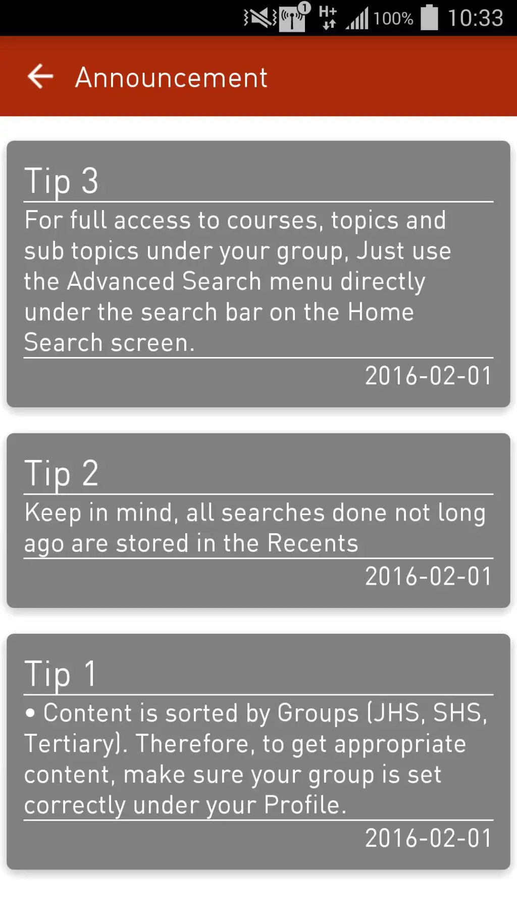 eCampus screenshot 6