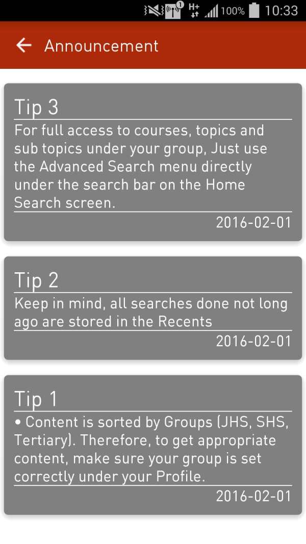 eCampus screenshot 6