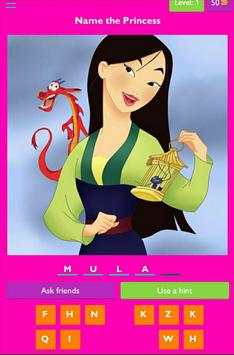 Disney Princess Mulan Quiz Game screenshot 2
