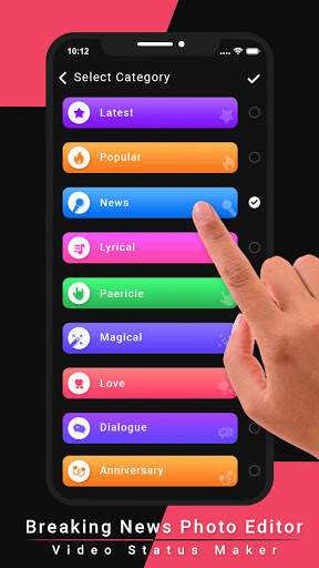 Breaking News Video Maker - Breaking Photos Maker screenshot 2