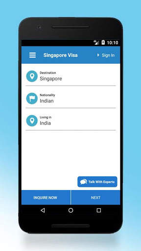 Singapore Visa App screenshot 2