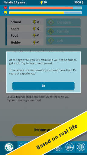Life simulator. New life 2 screenshot 1