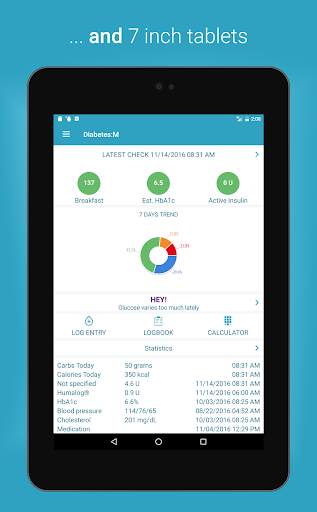 Diabetes:M - Management & Blood Sugar Tracker App screenshot 9