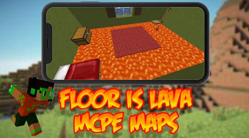 Maps Floor is Lava for Minecraft screenshot 2
