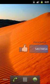 FaceBook Page Likes Widget screenshot 1