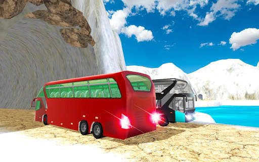 Winter Bus Simulator 2018 Snow Christmas Party screenshot 2