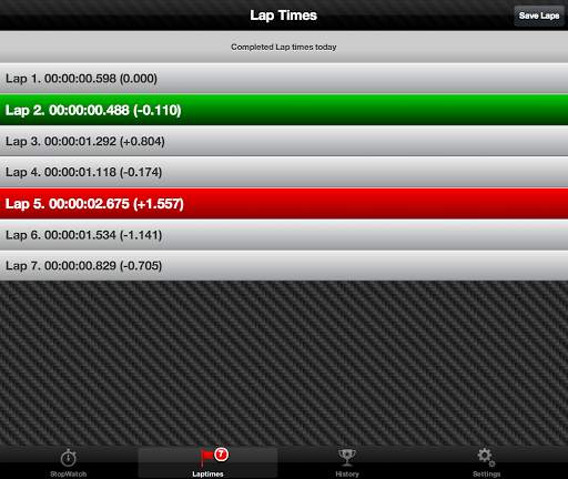 Racing Lap Timer & Stopwatch screenshot 5