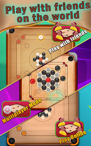 Carrom Board - Multiplayer 3D Game screenshot 2