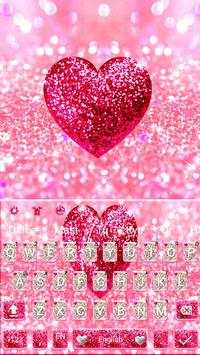 Pink Glitter Gravity Keyboard Theme💖 screenshot 4